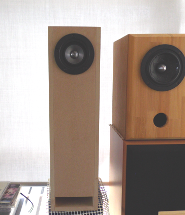 OM-MF519＋小澤氏設計ダクト付きバックロードホーン「スリースター」完成