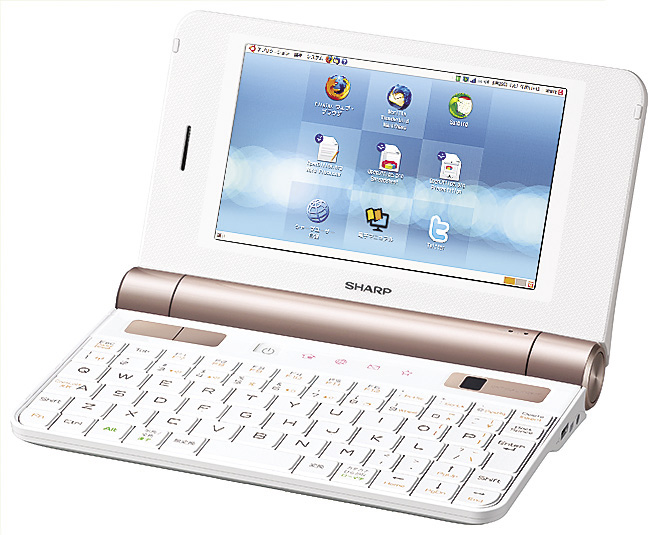 シャープが新世代モバイル端末「NetWalker」を発表、超軽量で高速起動