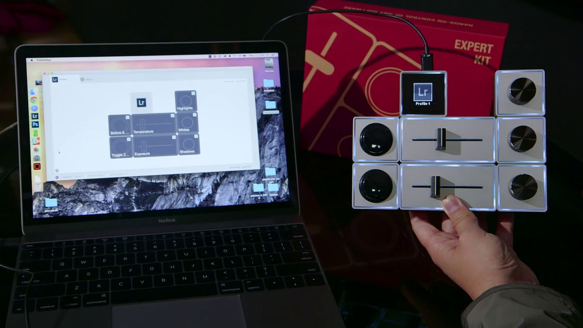 フォトショやイラレが物理コントローラーのツマミ・フェーダーで操作