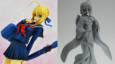 セーラー服女子高生セイバー「マスターアルトリア」や和服振袖