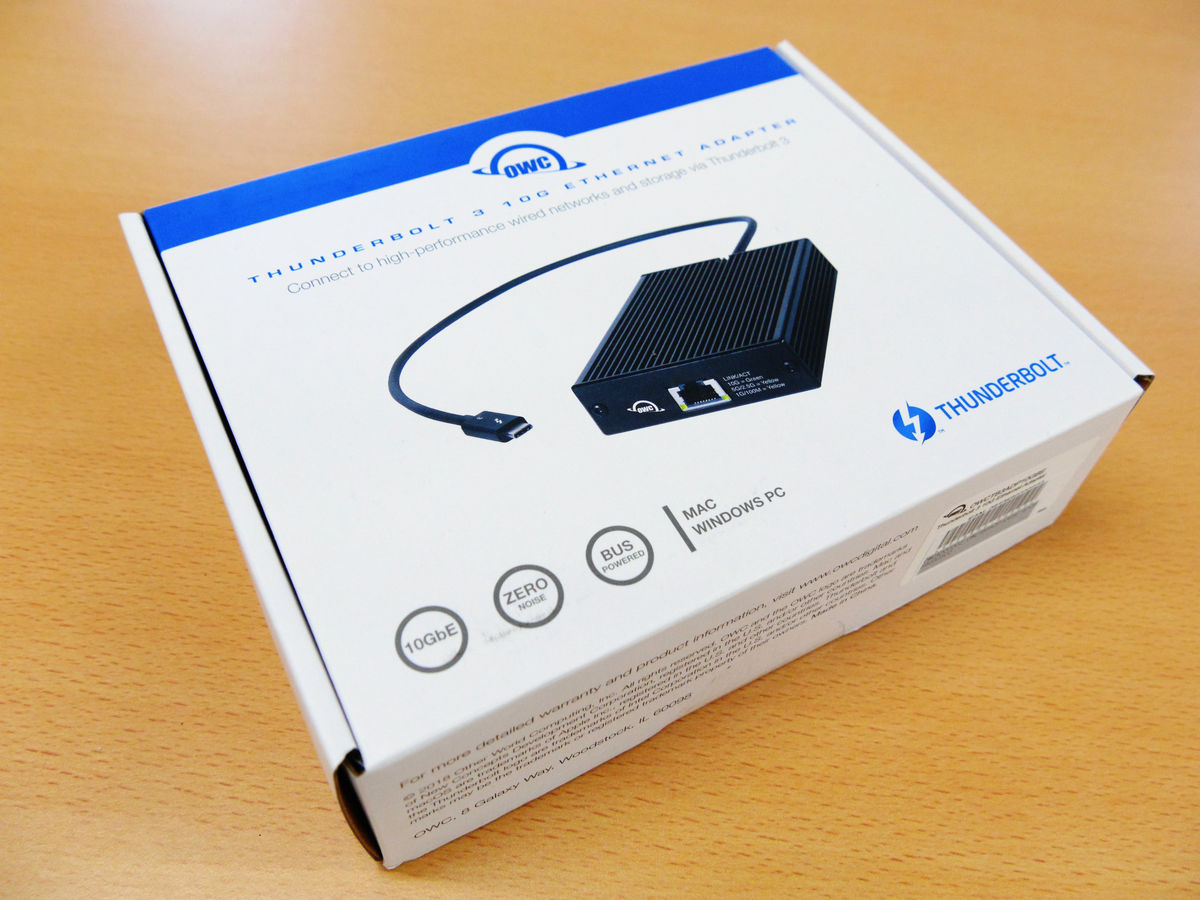 USBでノートPCに爆速10Gbpsをつなげる「OWC Thunderbolt 3 10G