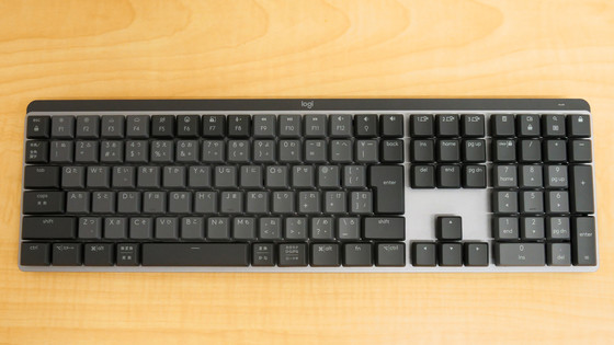 カタカタという音としっかりしたタッチが気持ちいいロジクールの
