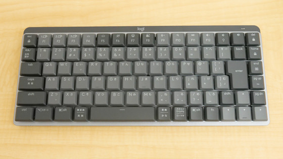カタカタという音としっかりしたタッチが気持ちいいロジクールの