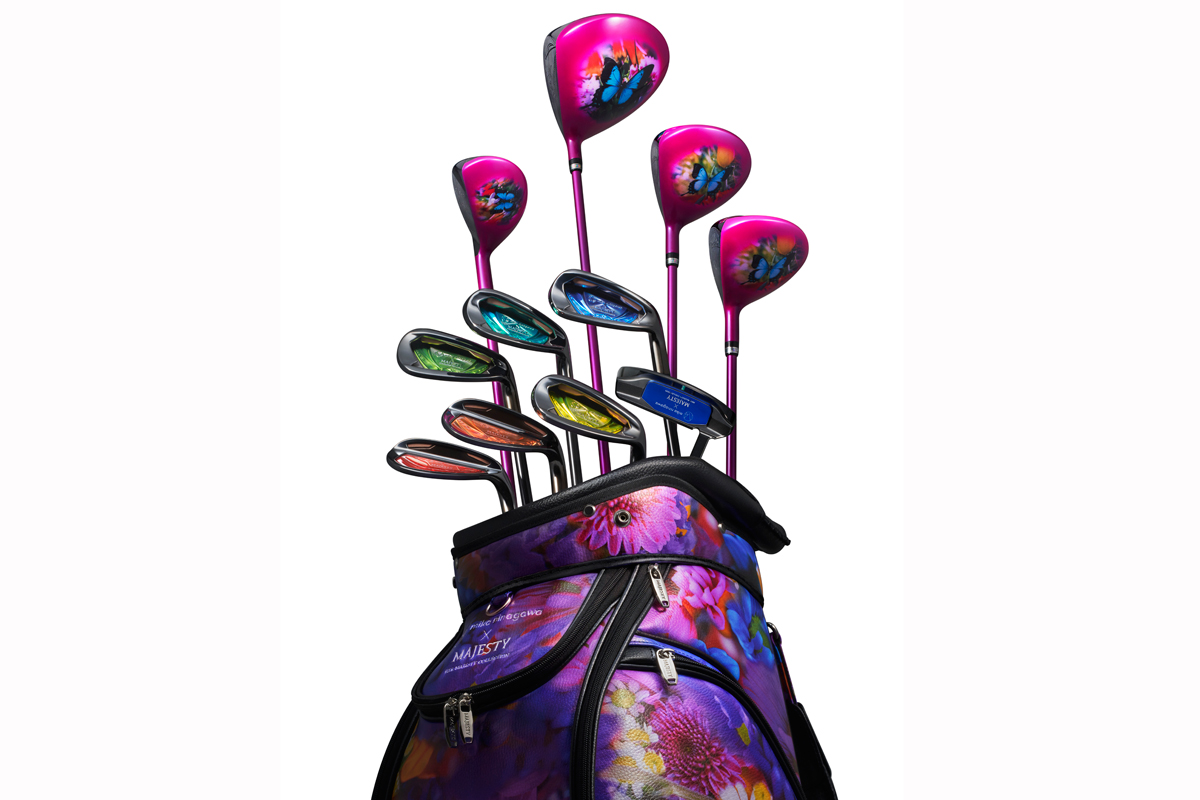 マジェスティが蜷川実花氏とコラボ 165万円のクラブセット7月発売｜GDO