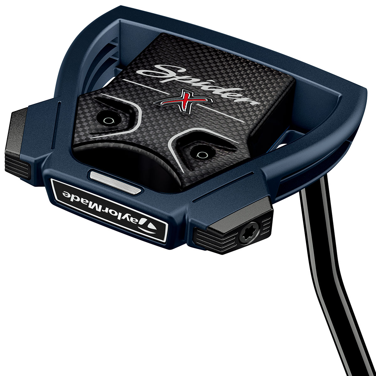 テーラーメイド スパイダー X ブルーホワイト シングルベンド パターの