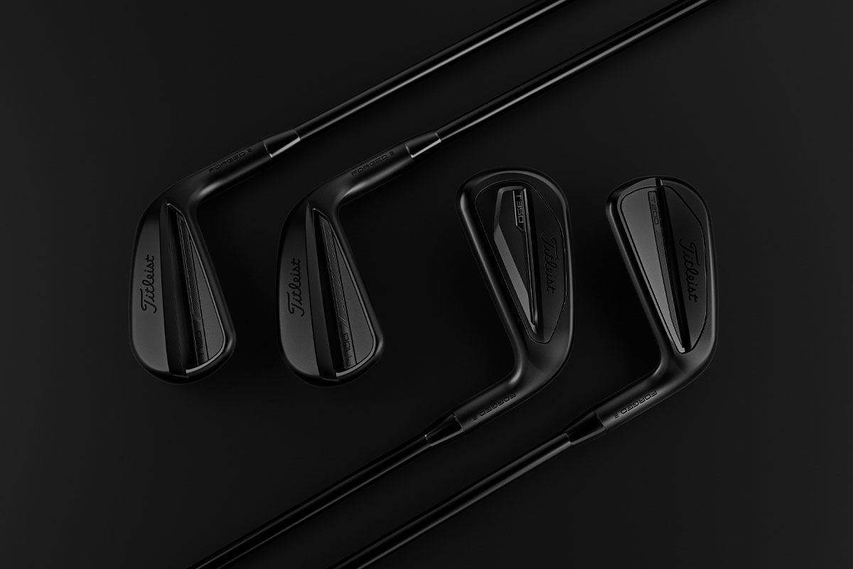 初の4モデル展開 タイトリスト新「Tシリーズ ブラック」アイアンが限定