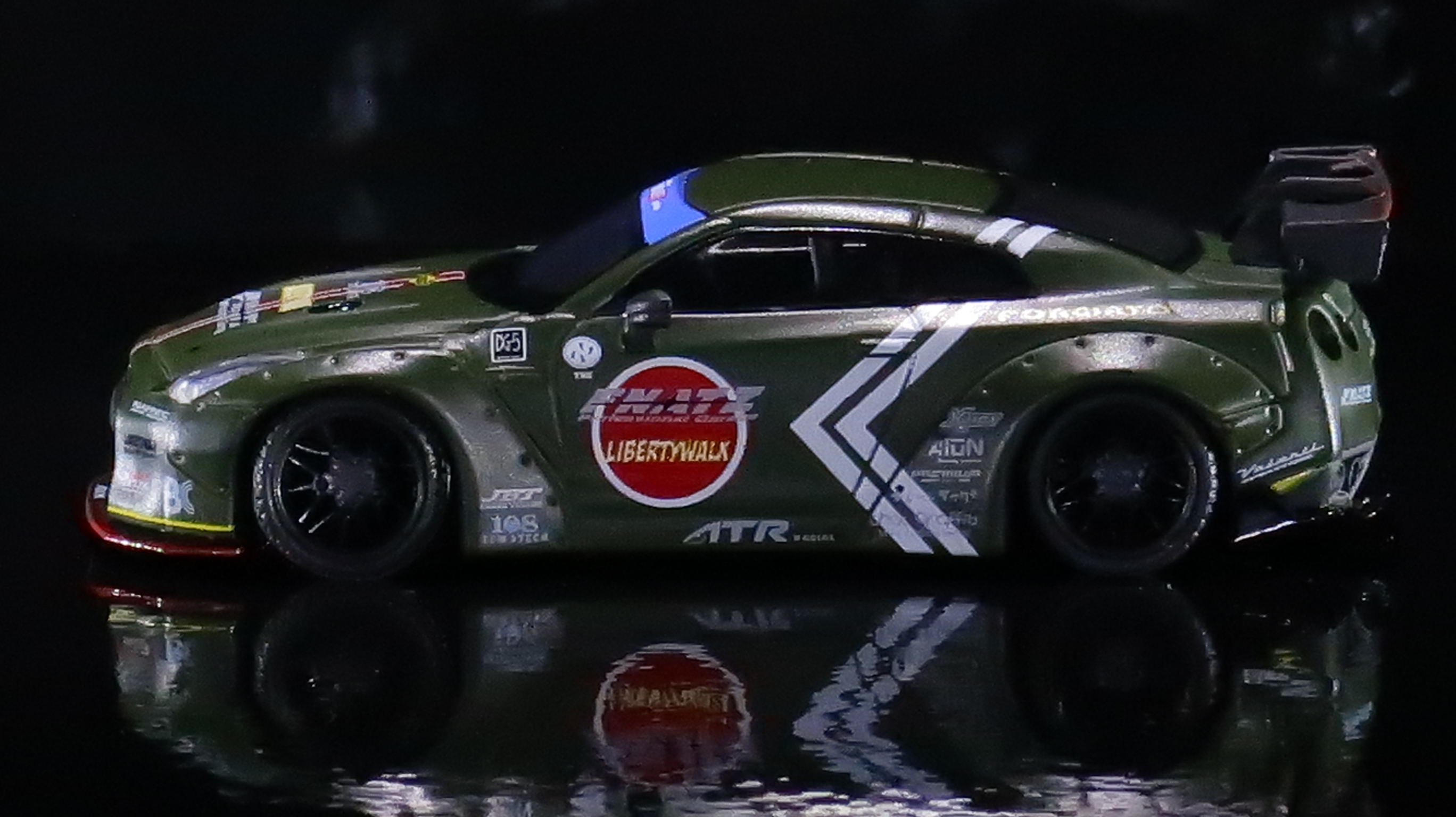 モデルインプレッション】TSM Mini GT LB Works Nissan GT-R R35 Rear