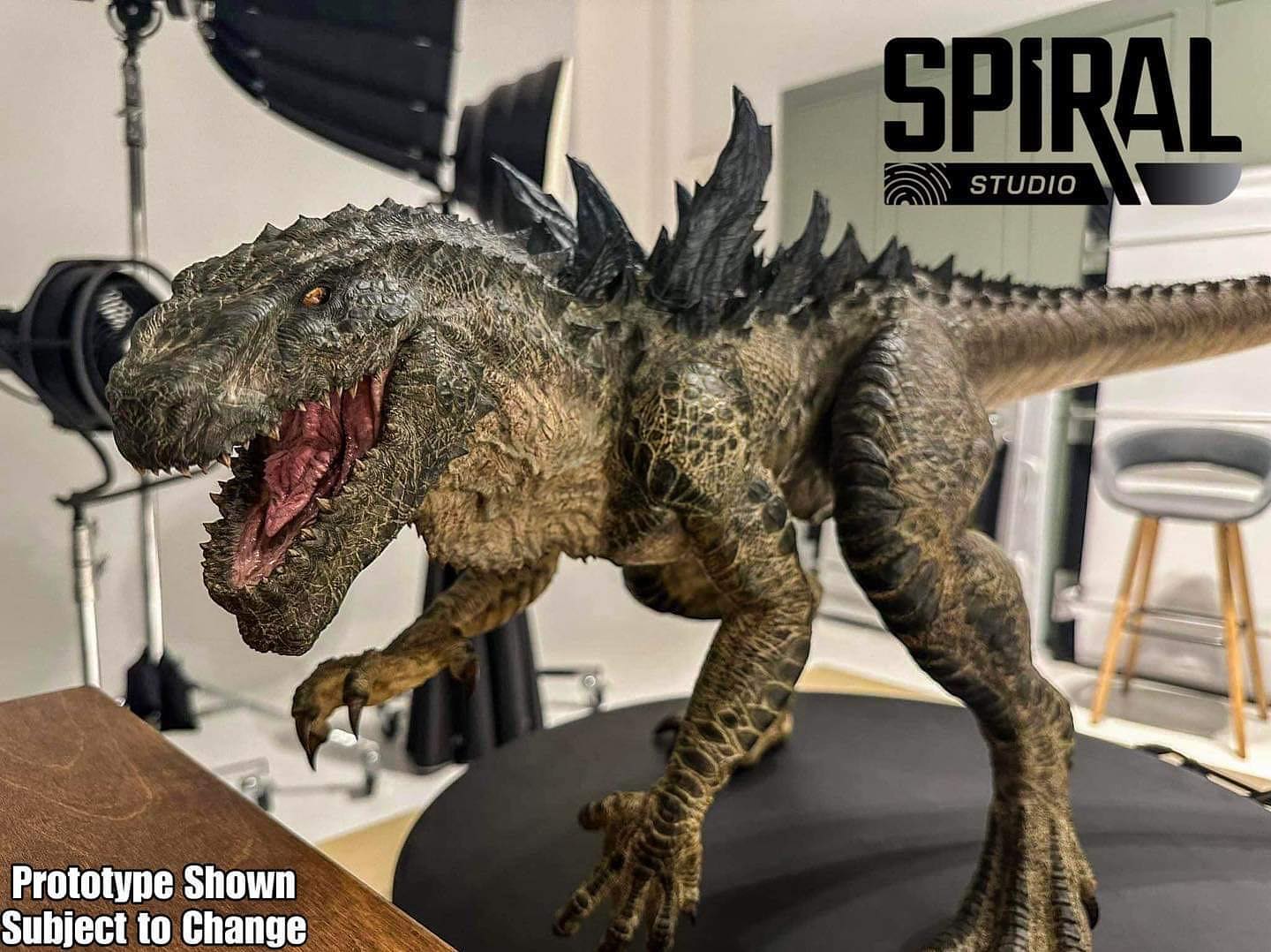 スパイラルスタジオのゴジラ像プロトタイプの新しい外観 98 : r/GODZILLA