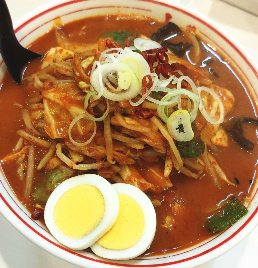 極五目味噌 辛さ5倍 2.95KM - 蒙古タンメン中本 柏店:千葉県 | 辛メーター