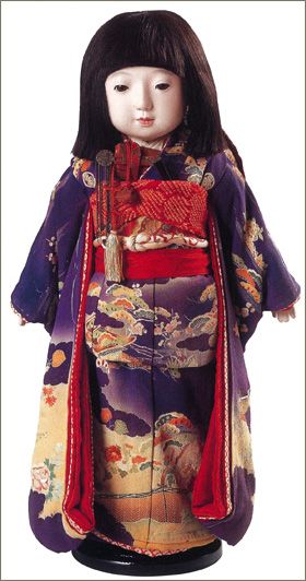 油絵 菅家令子 絵 絵画インテリアF6-080118 市松人形 日本人形 可愛い