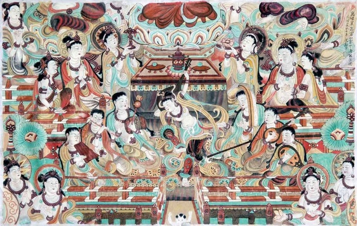 敦煌莫高窟 112窟 盛唐 舞樂圖