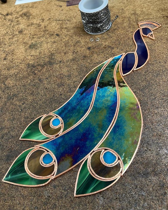 孔雀ステンドグラス」のアイデア 18 件【2026】 | ステンドグラス