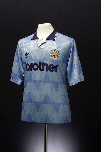 Manchester City Football Shirt (away, 1989-1991)