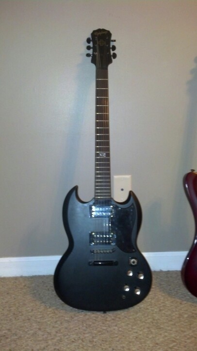 My Epiphone SG Gothic!