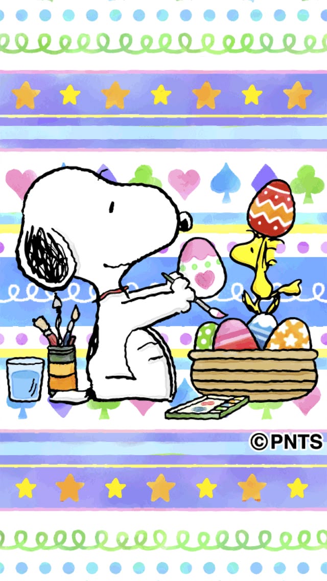 イースタースヌーピー＆ウッドストック | Snoopy, Snoopy easter