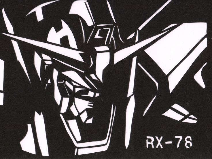 アナログ 【切り絵】ガンダム - 刀弥のイラスト - pixiv