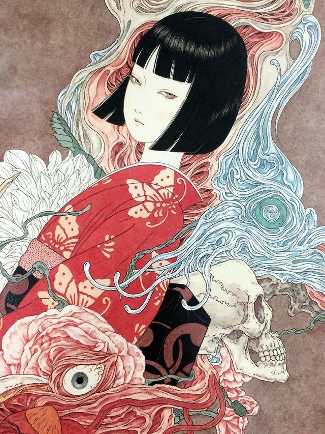 Takato Yamamoto aka 高遠山本 aka 山本タカト (Japanese, b. 1960