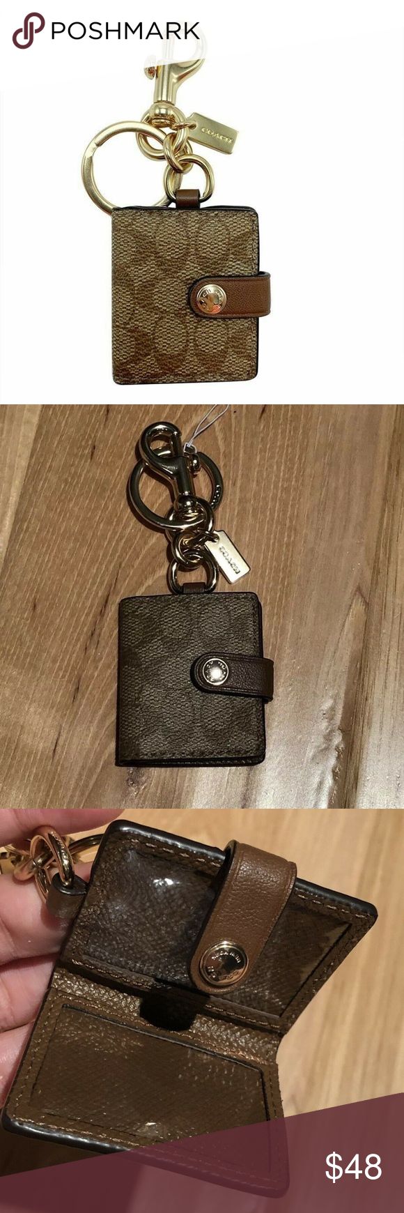 Coach Picture Frame Bag Charm Keychain