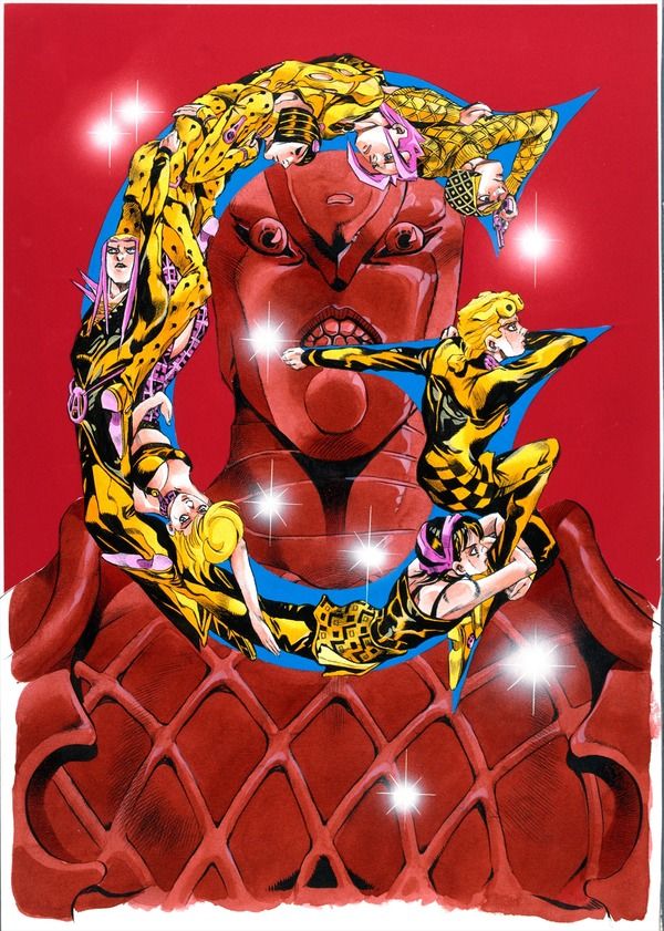 荒木飛呂彦原画展 大阪キービジュアル高級複製原画 ディオ DIO ジョジョ