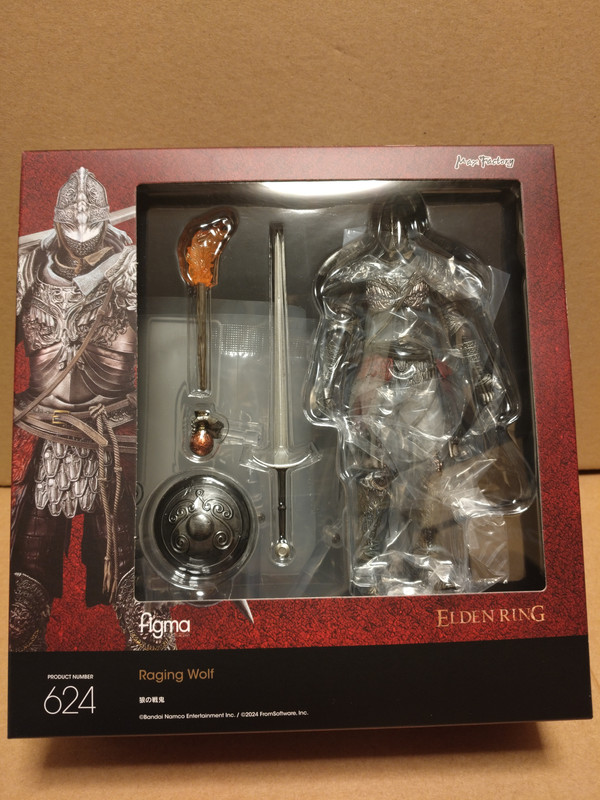 ELDEN RING RAGING WOLF FIGMA #624 FIGURE (MAX FACTORY) + BONUS
