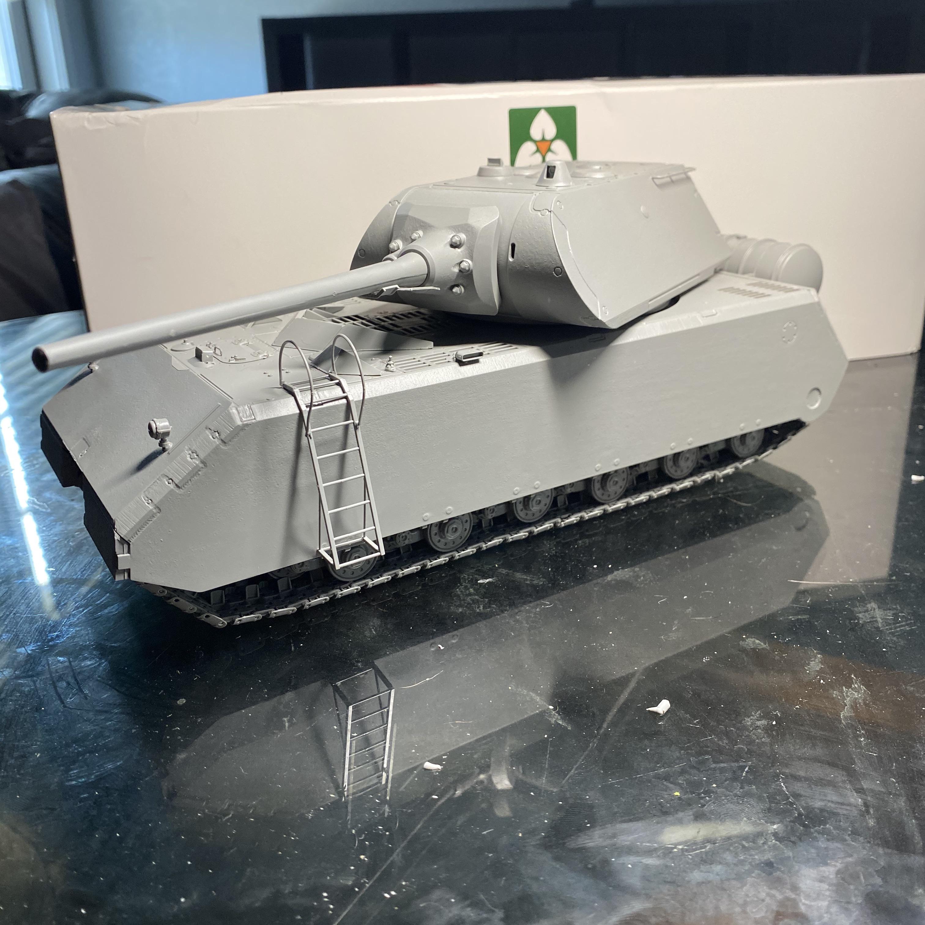 Just finished most of the assembly, now onto paint. Takom Maus V1