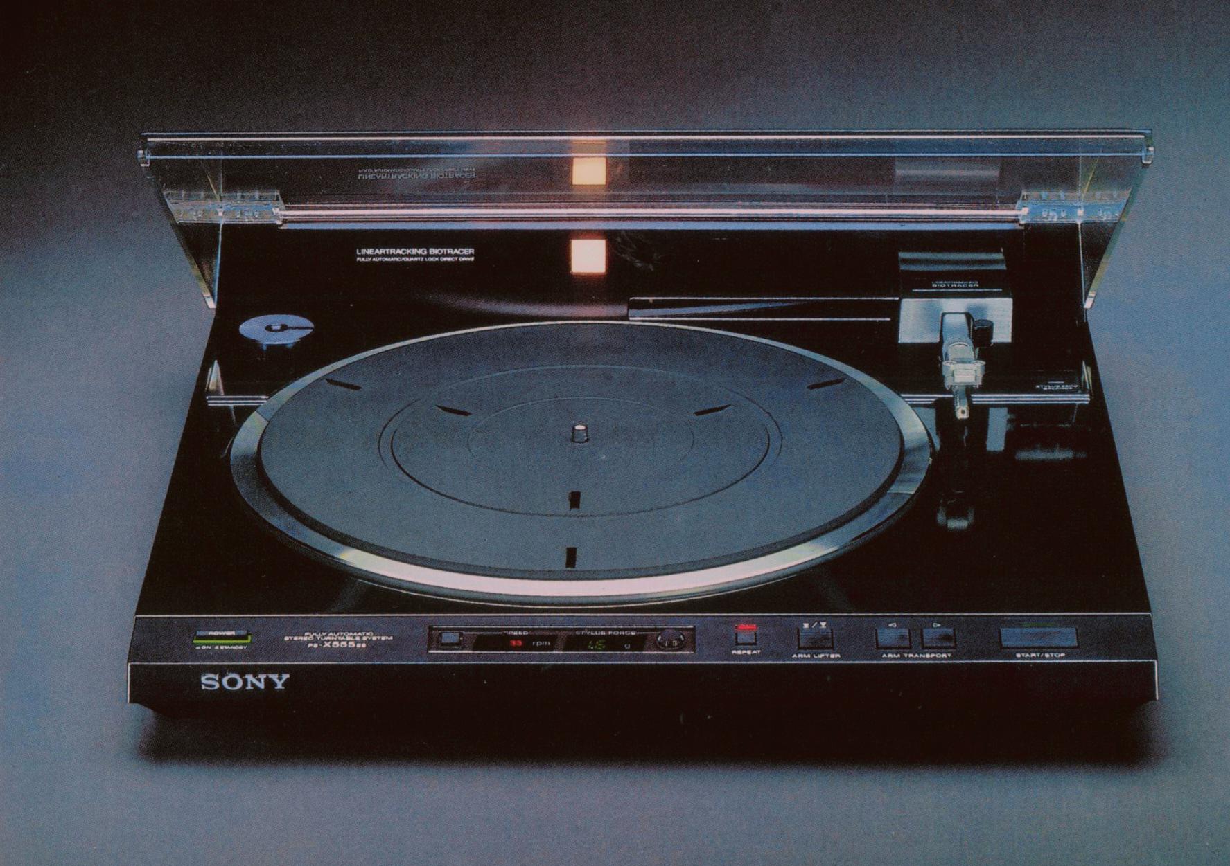 Sony ps-x555es Linear Tracking Turntable. The only ES line