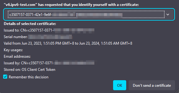 WEIRC 確認用ページ