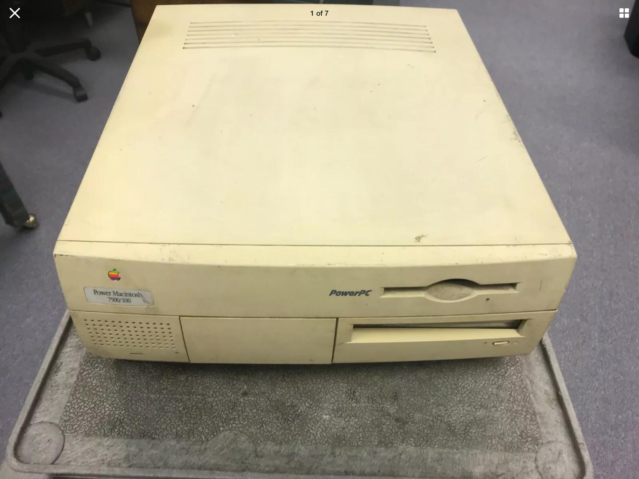 Macデスクトップ PowerMacintosh 7500/100 Macデスクトップ