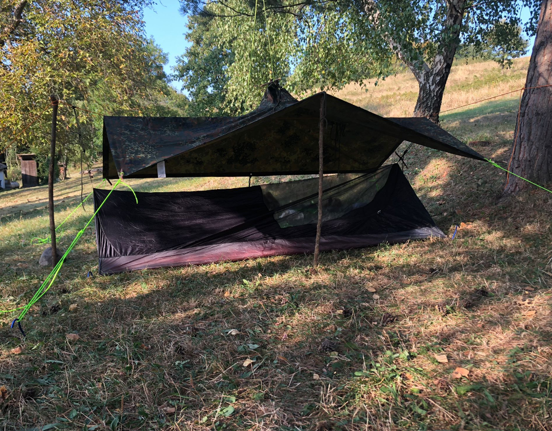 Katabatic Pinon bivy and Miltec poncho tarp : r/Bushcraft