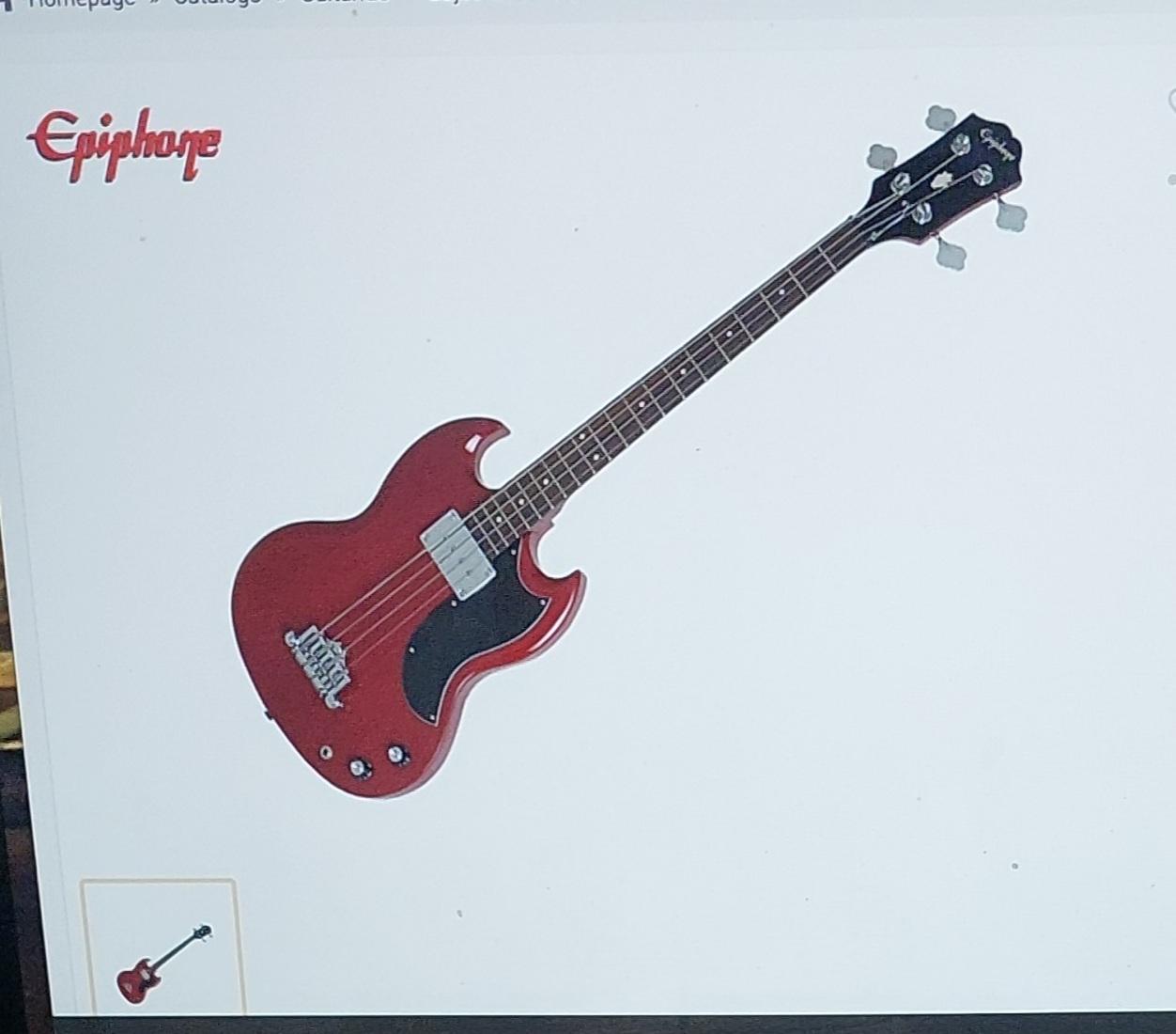 Opinion about Epiphone EB-0 CH cherry : r/BassGuitar