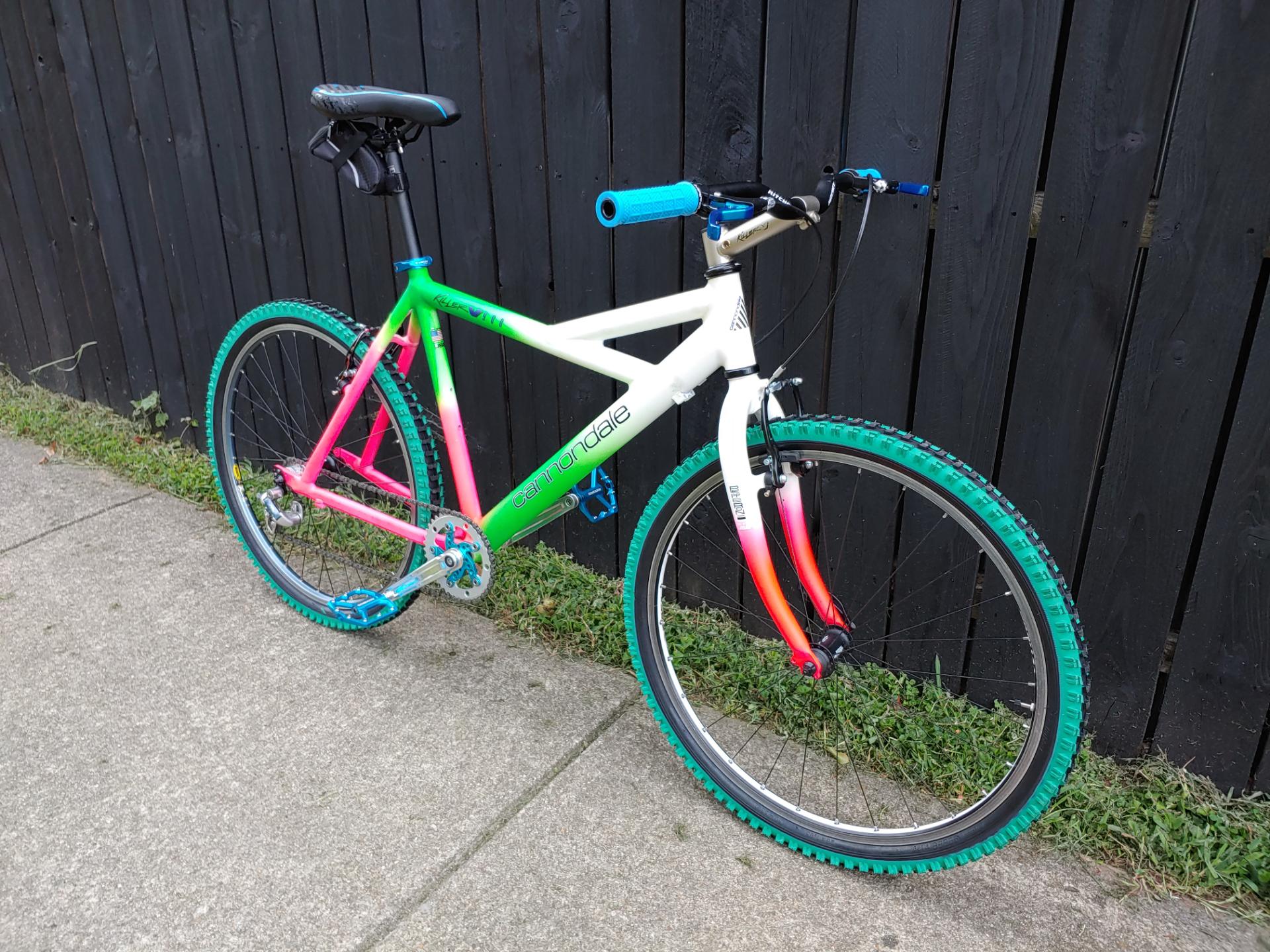 My 1994 Cannondale Killer-V900 resto from a bare eBay frame : r