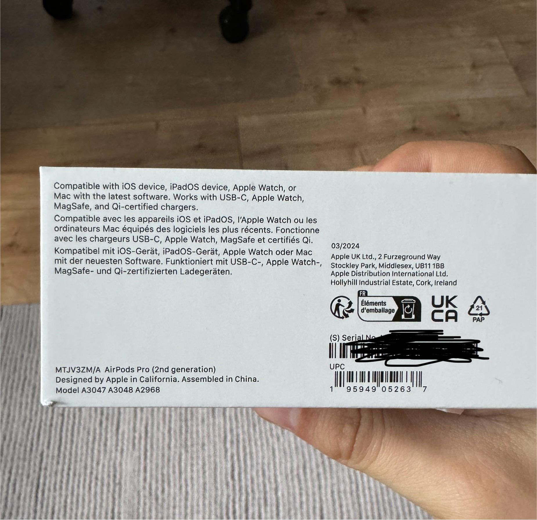 Apple、AirPods Pro 第2世代のパッケージ変えたのかな？ : r/airpods