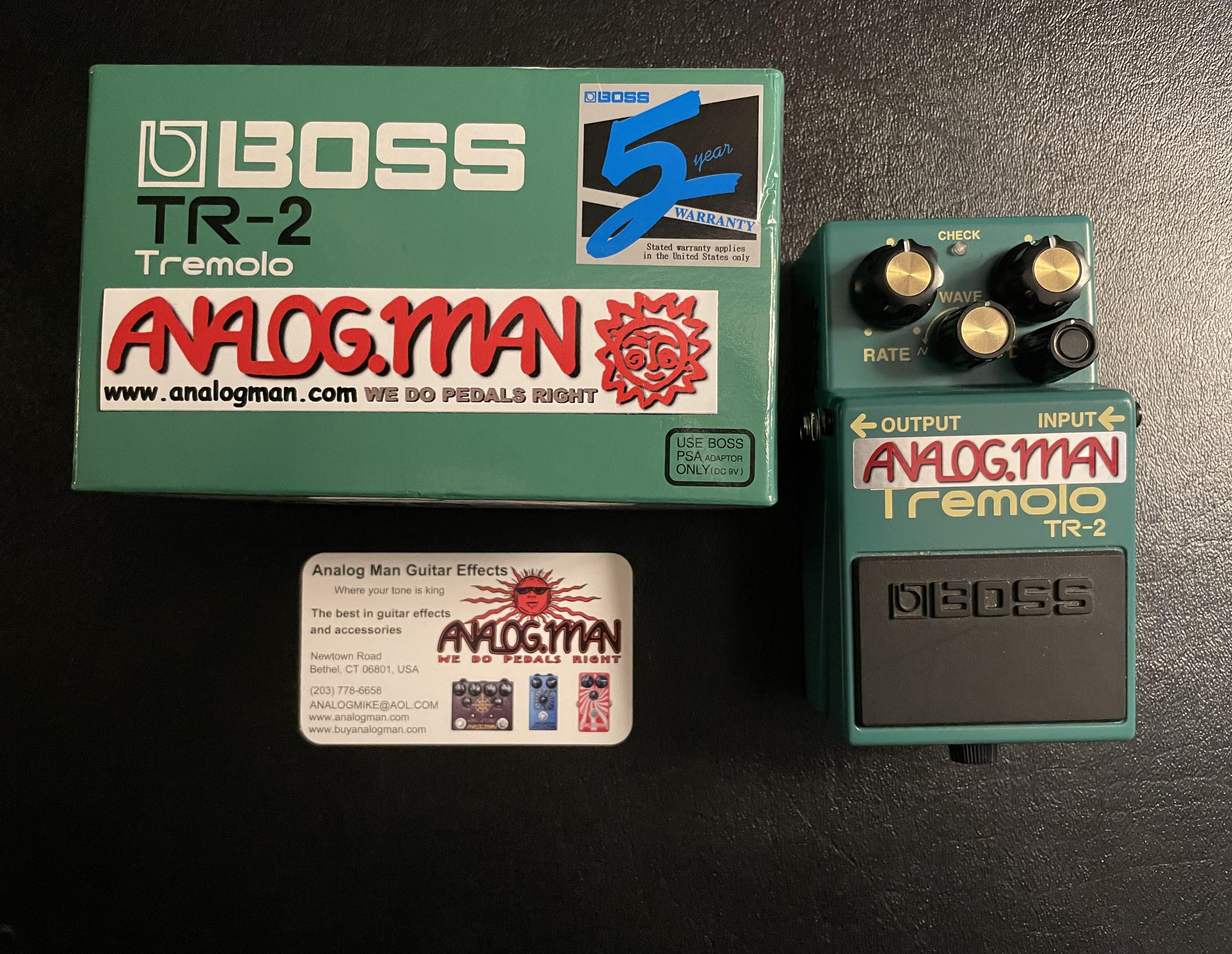 NPD! Analogman modded Boss TR-2 Tremolo : r/guitarpedals