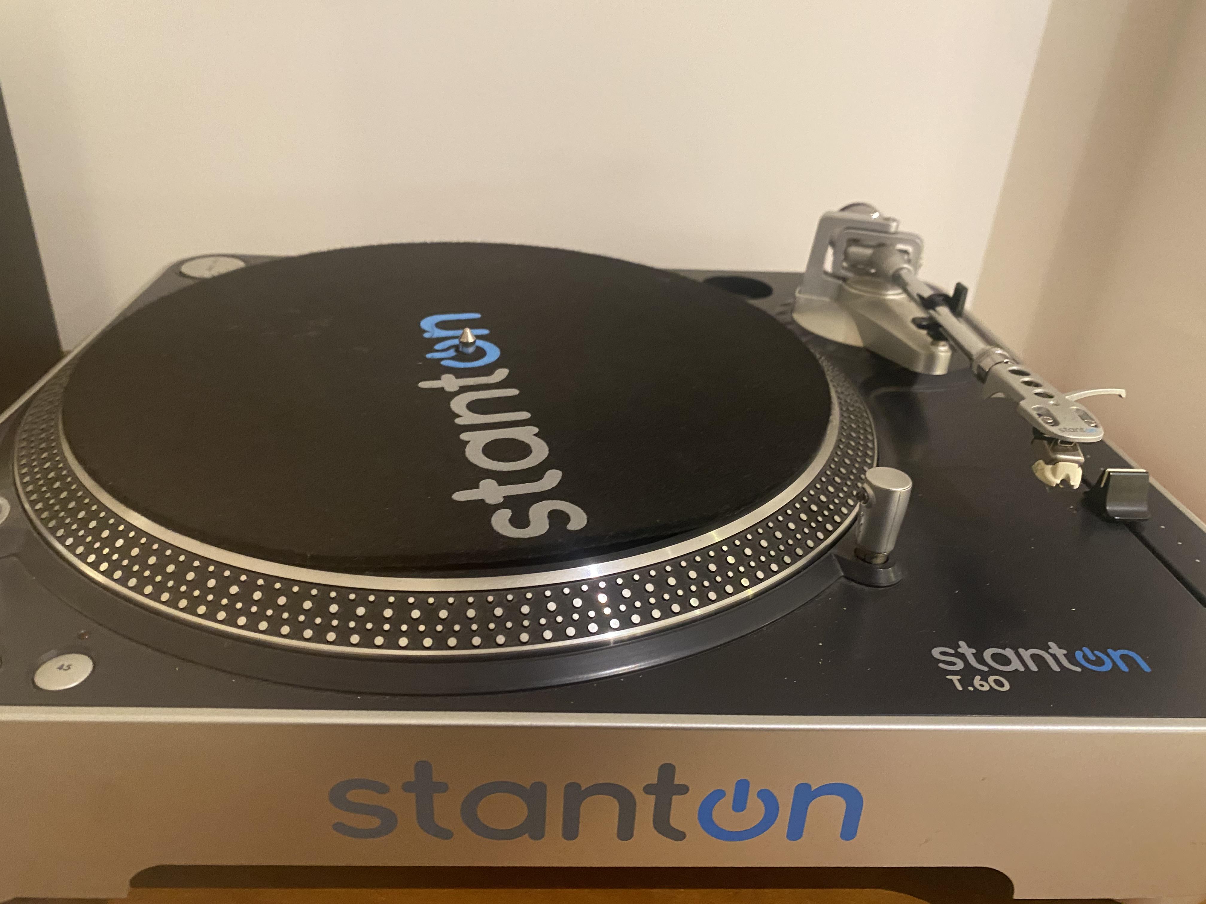 I was gifted a Stanton T60 turntable, but with no speakers or pre
