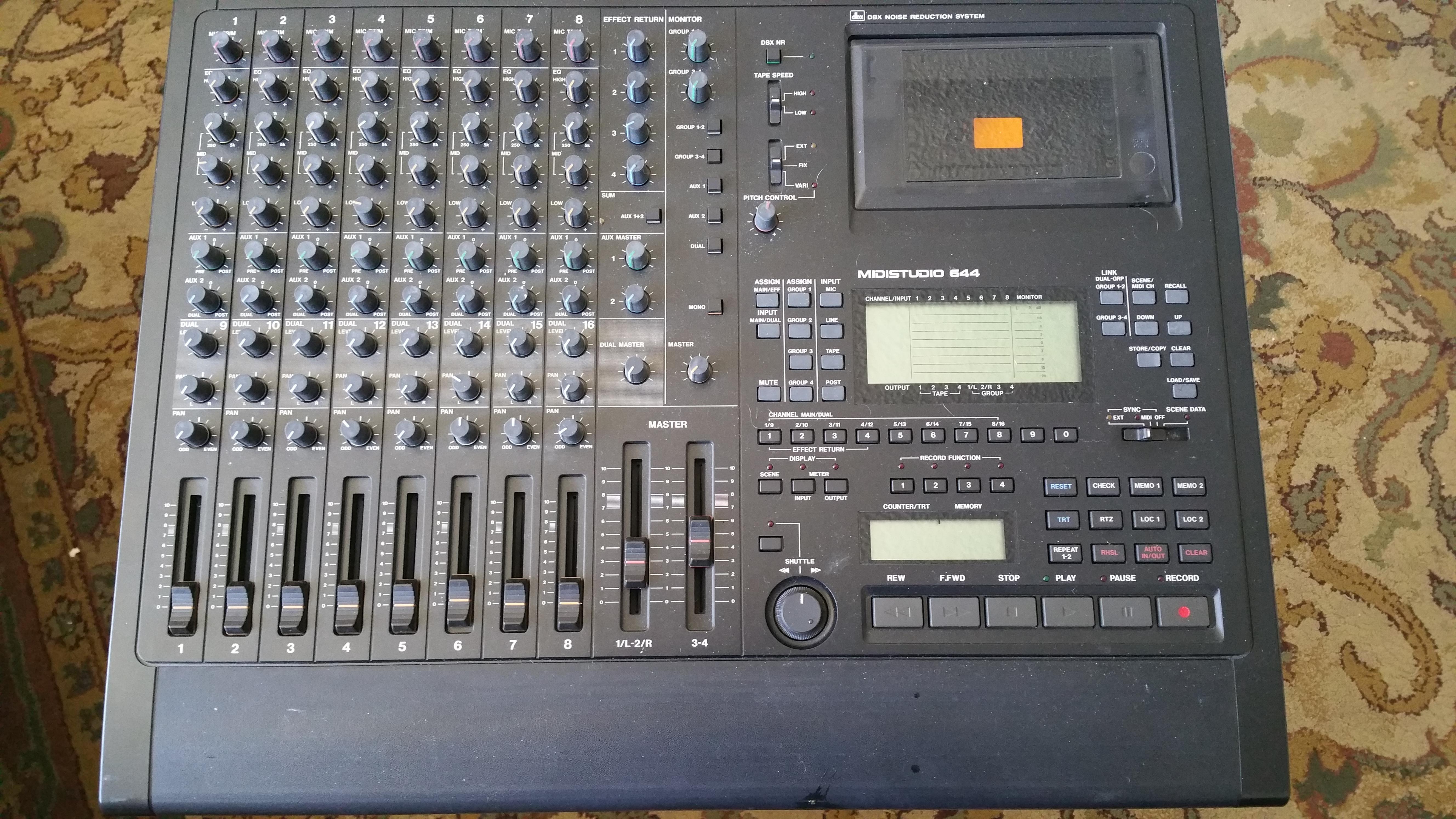 The Tascam MIDI Studio 644. Bought this a while back planning to