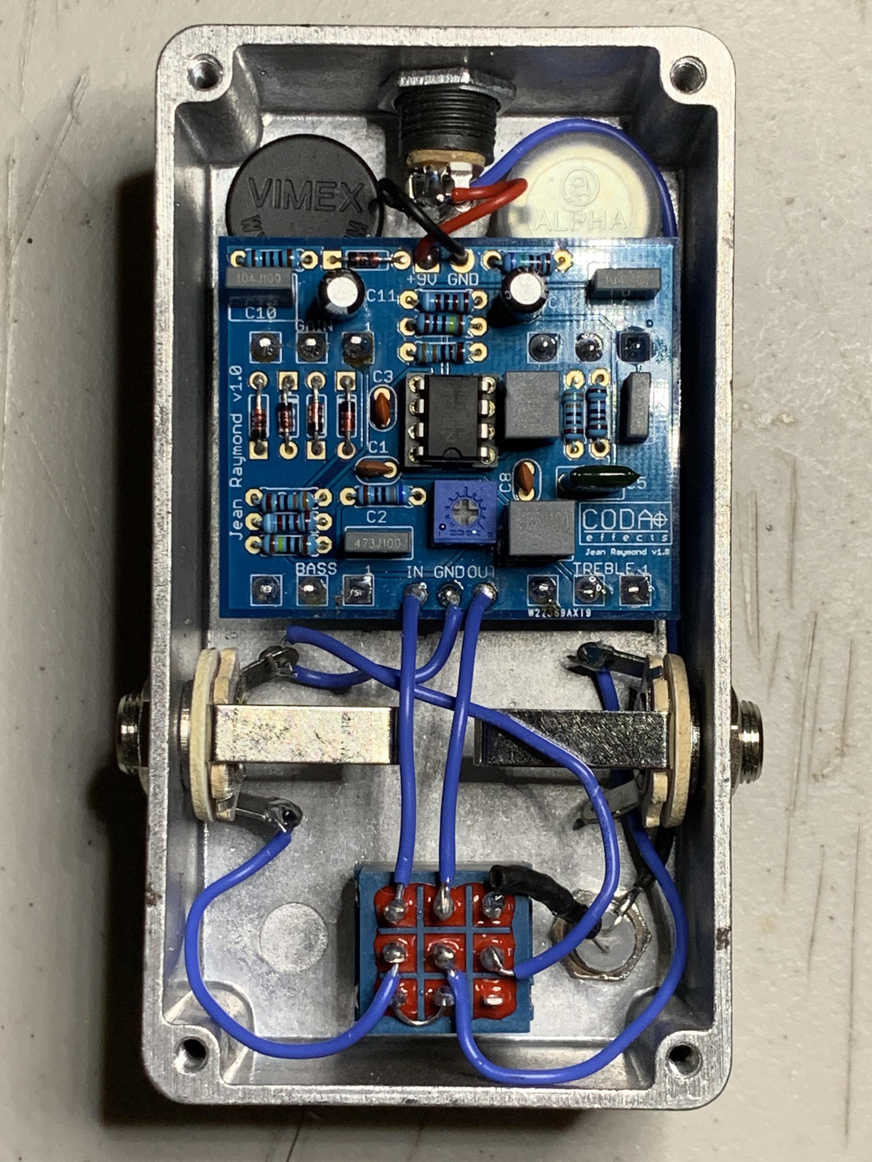 Jan Ray clone - another build using a coda effects pcb! : r/diypedals