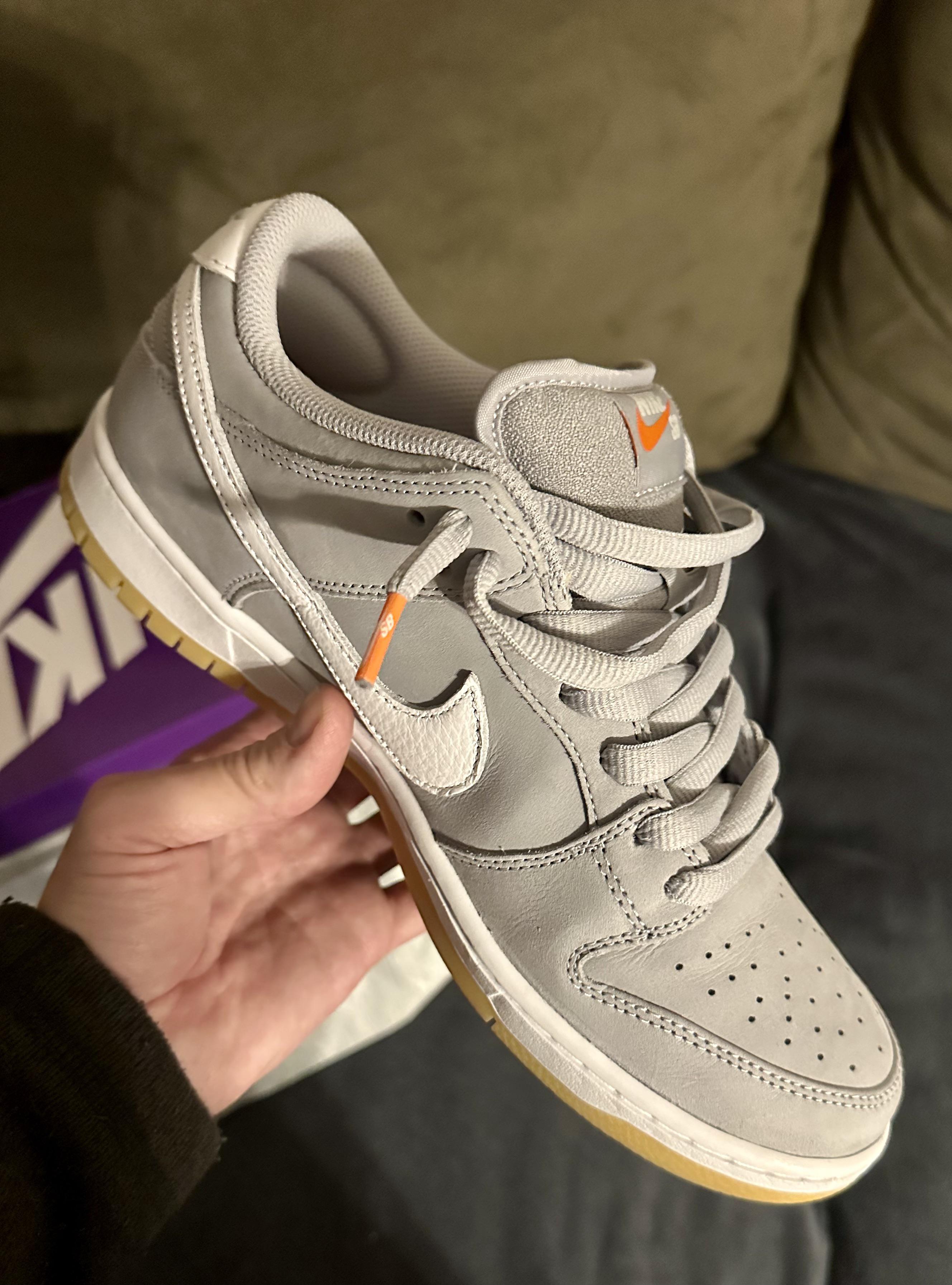 最新のSB Dunk、Orange Labelの「Wolf Grey Gum」カラーウェイでゲット