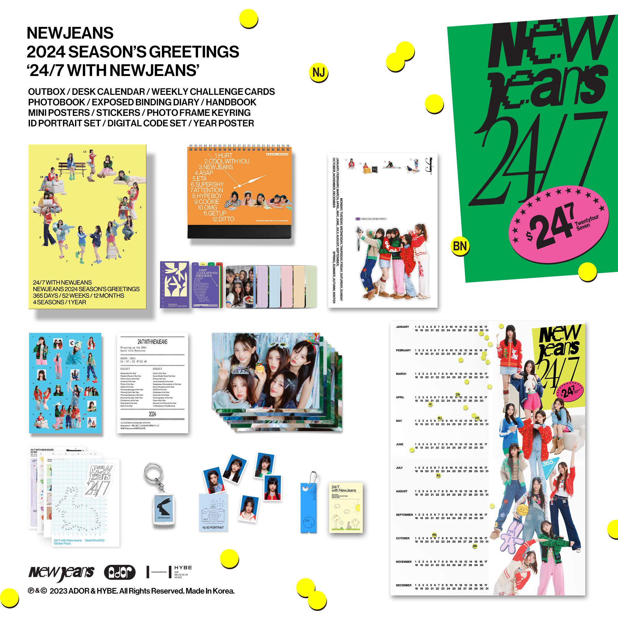 K-POP・アジア NEWJEANS 2024 SEASON'S GREETINGS NewJeans 2024