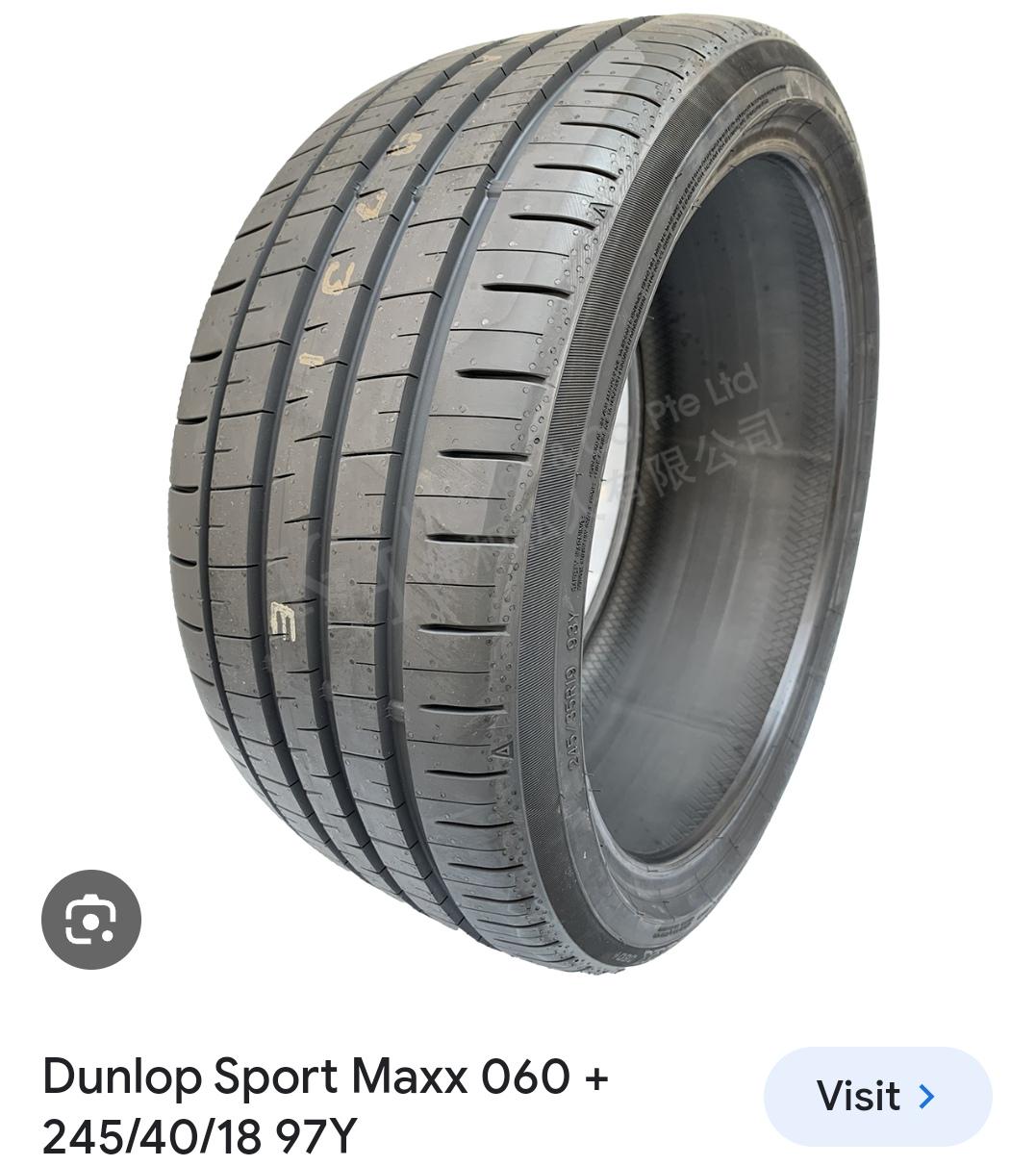Dunlop Sport Maxx 060+ made in Japan impressed me..even more than