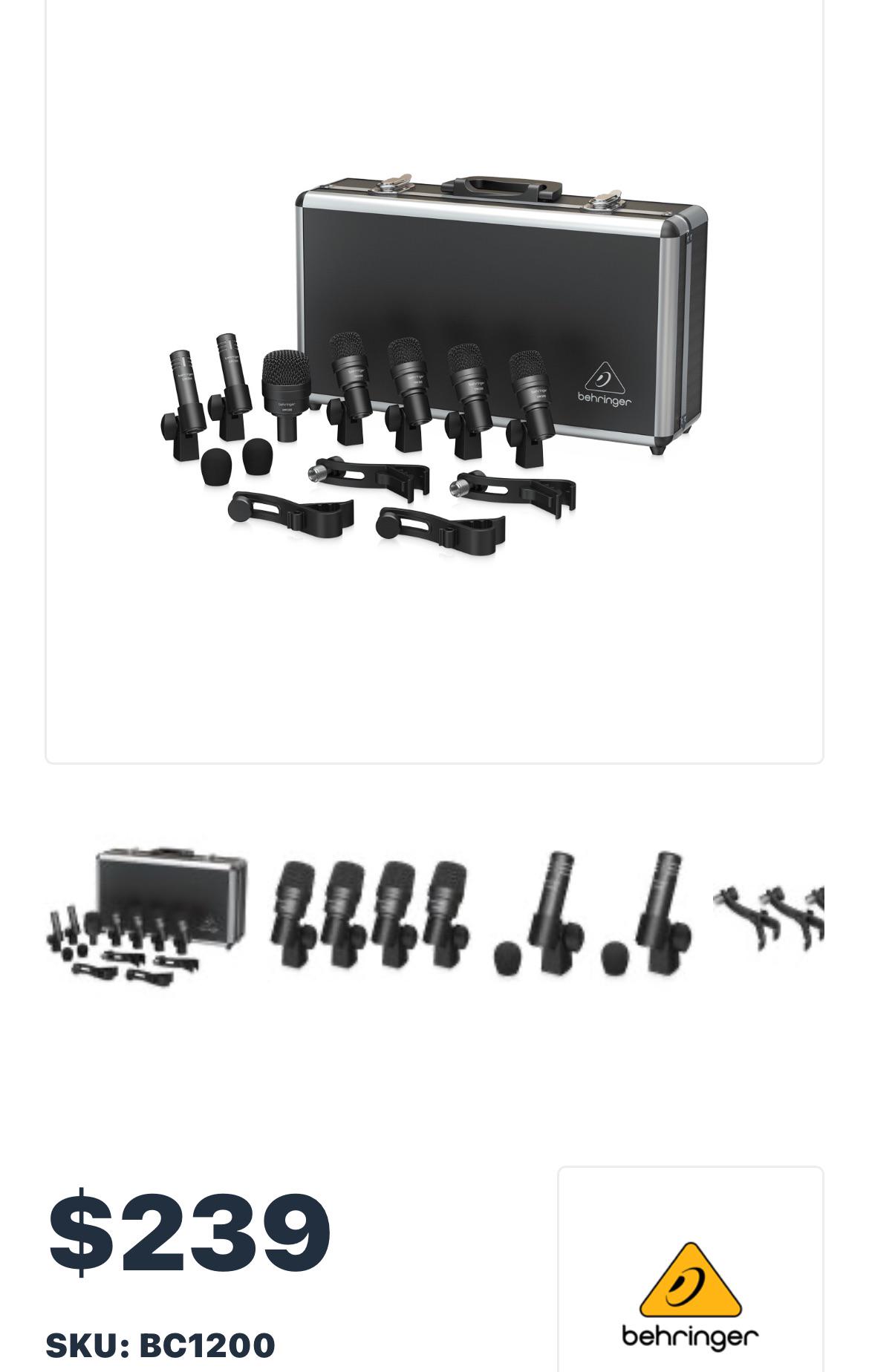 Behringer BC1200のセットが気になってるんだけど、レビューがあんまり