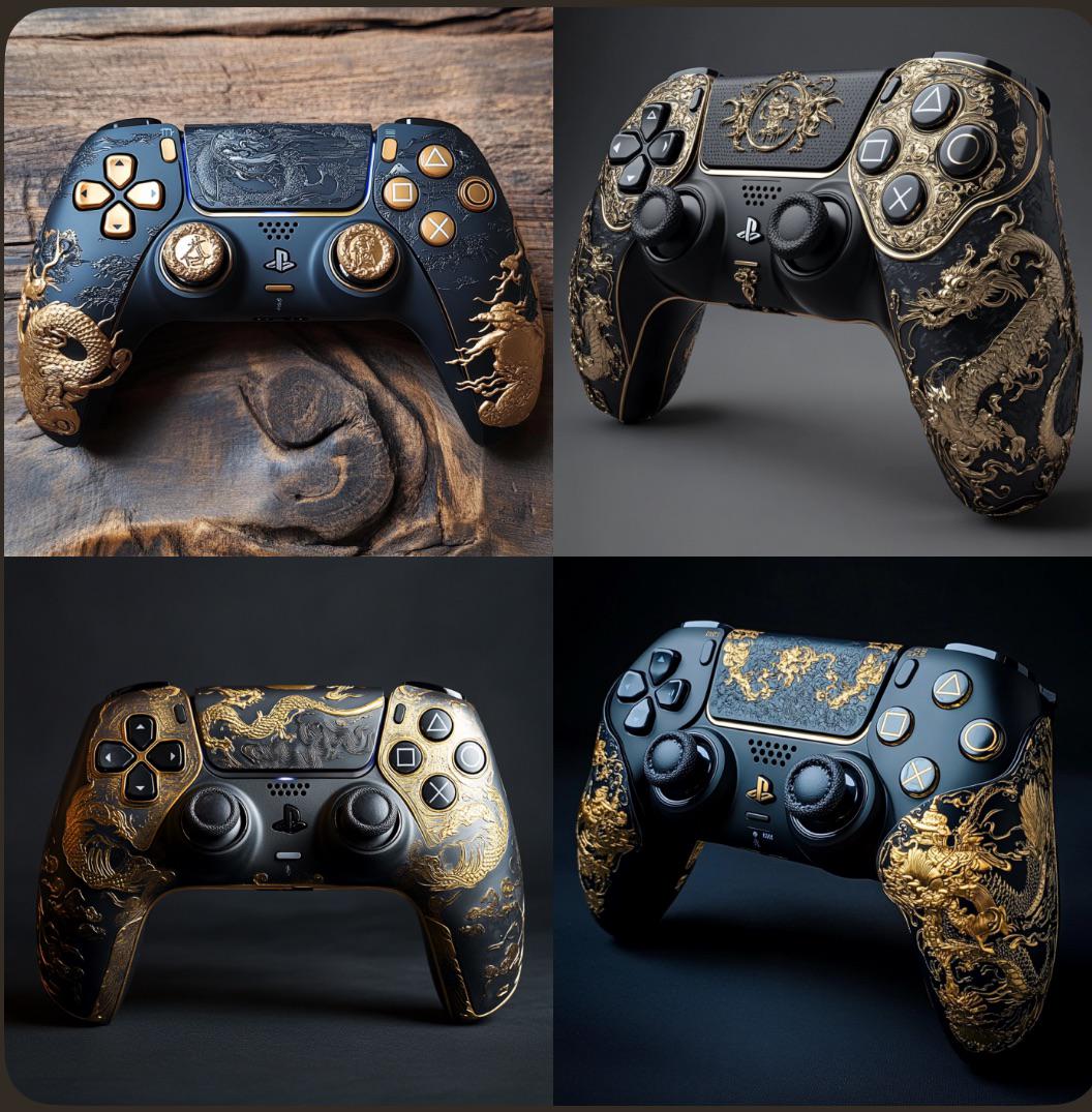 黒神話悟空テーマのPS5コントローラー、マジでカッコよさそう！ : r