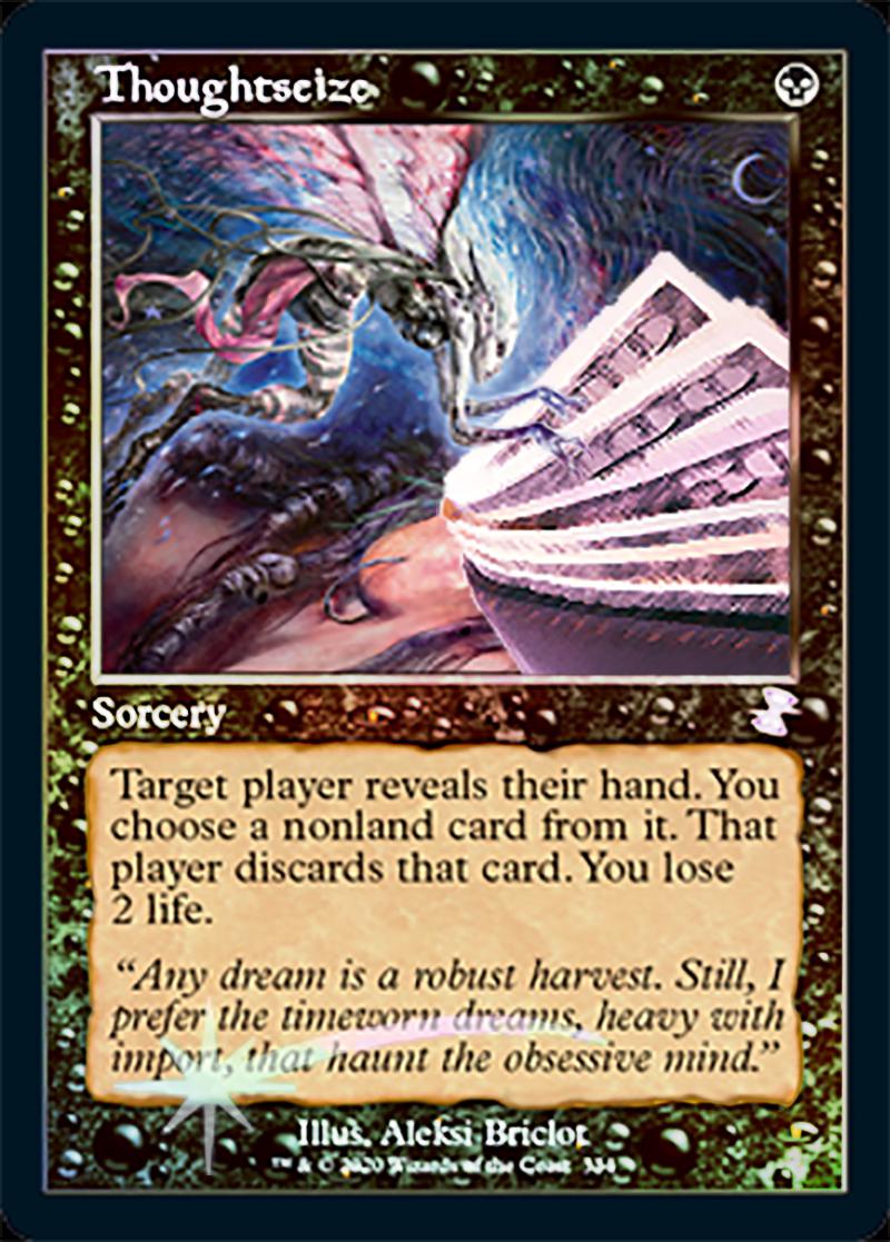 MTG 思考囲い/Thoughtseize #3 MTG 思考囲い 3枚セット [TSR-BS] 旧枠foil