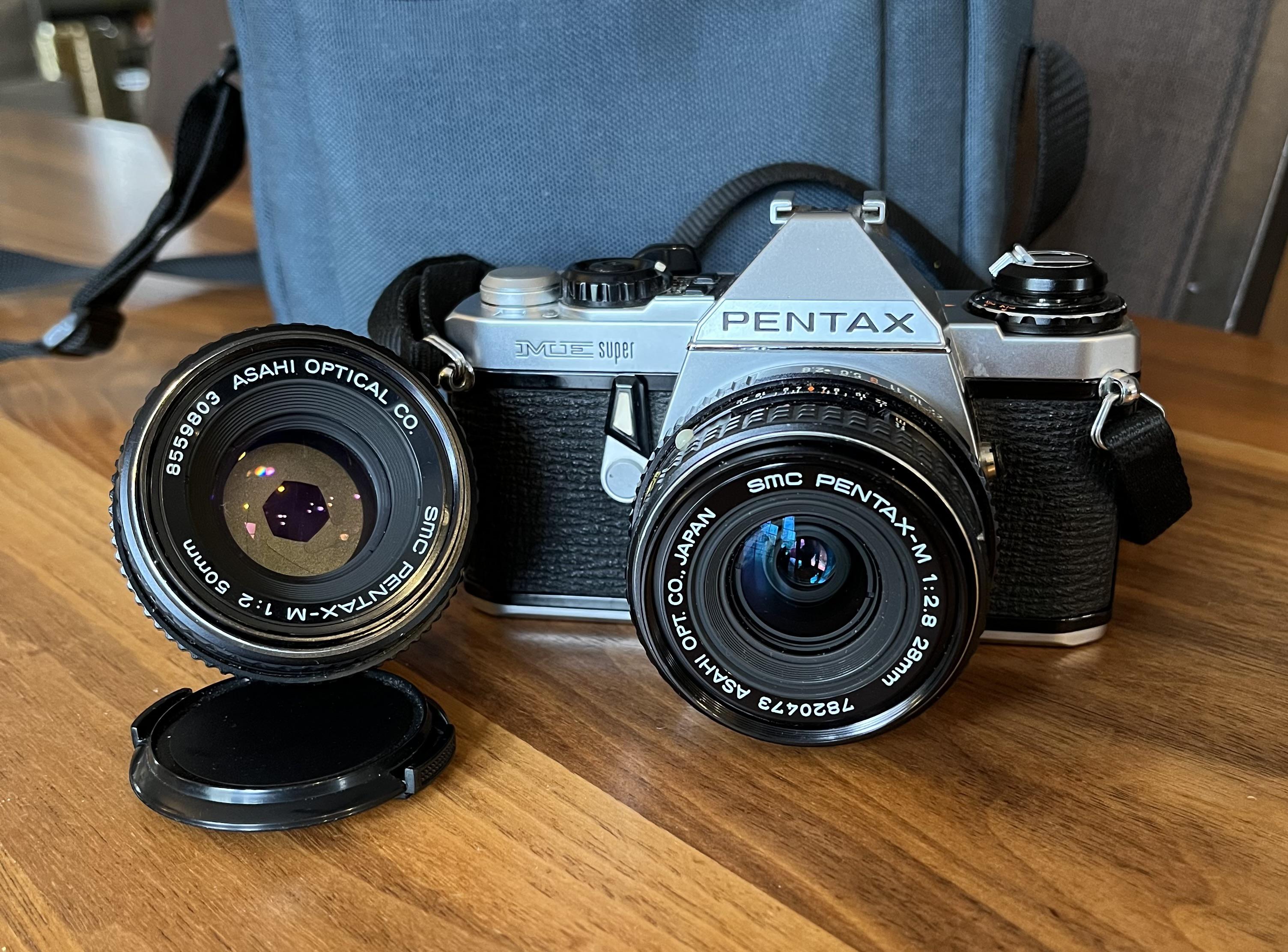 Pentax ME Super for $18 at the thrift store : r/AnalogCommunity