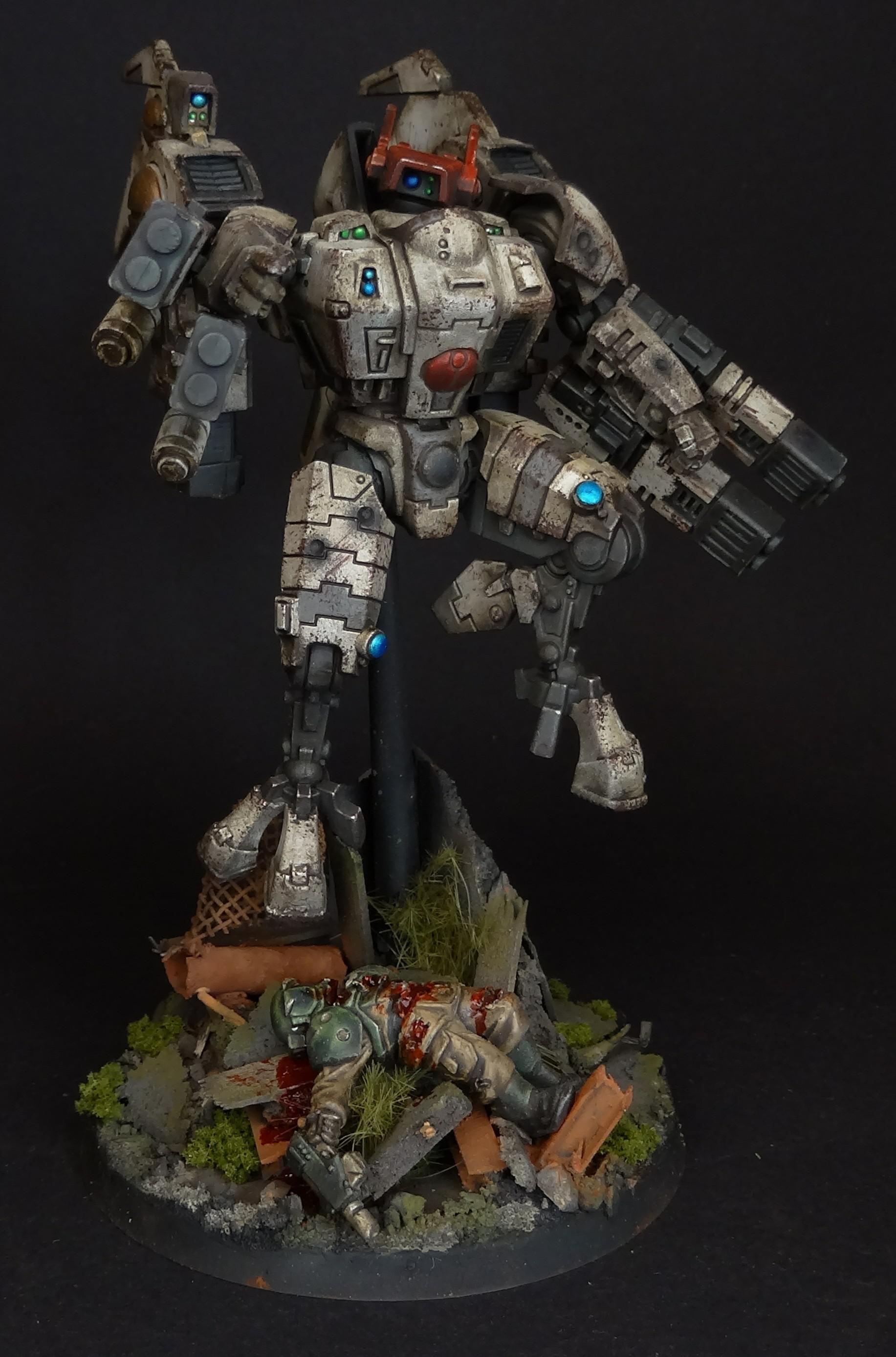 Quad Fusion XV86 Coldstar Commander : r/Tau40K