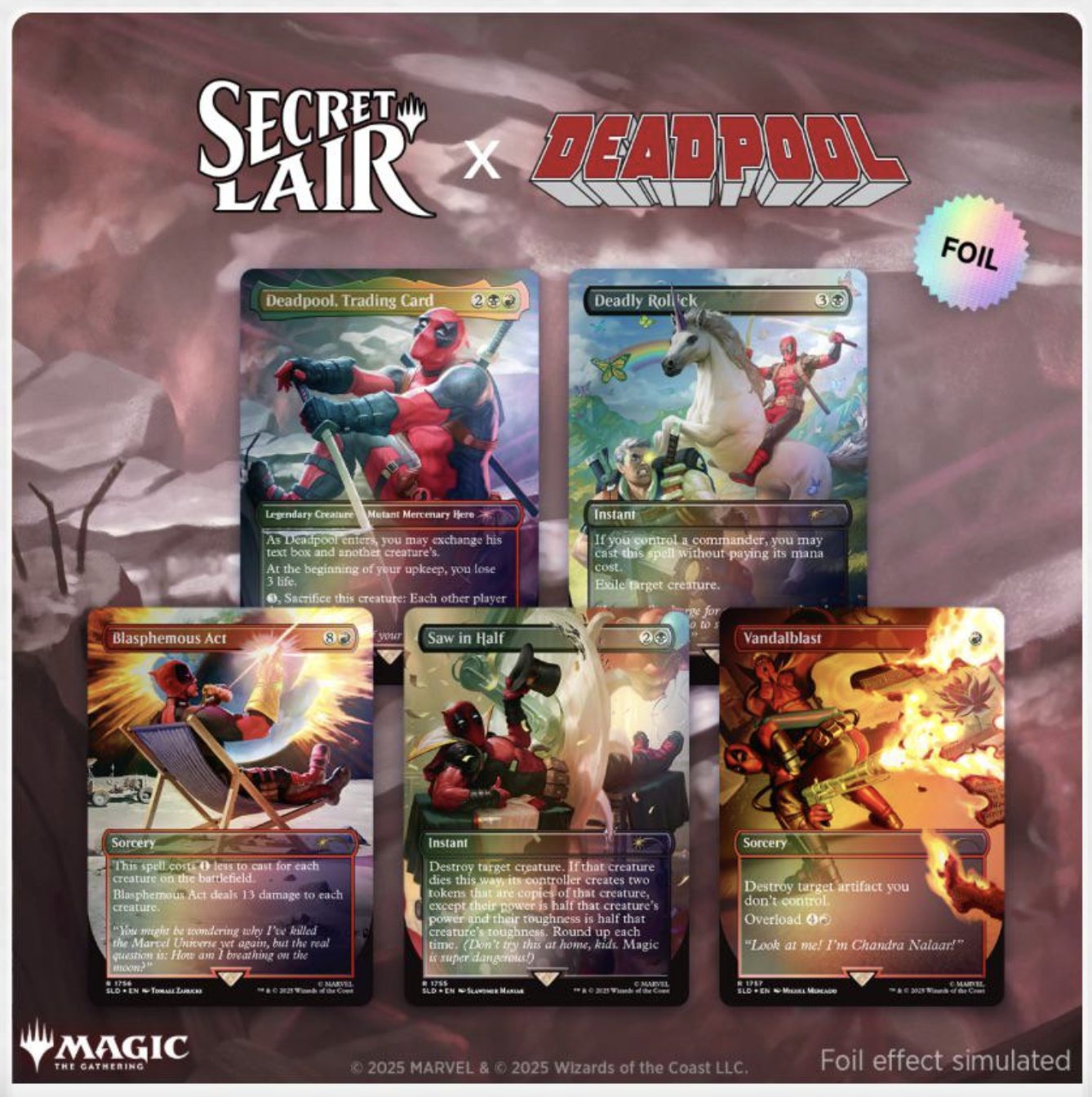 SLD] Secret Lair X Marvel's Deadpool (from r/secretlair_collectors