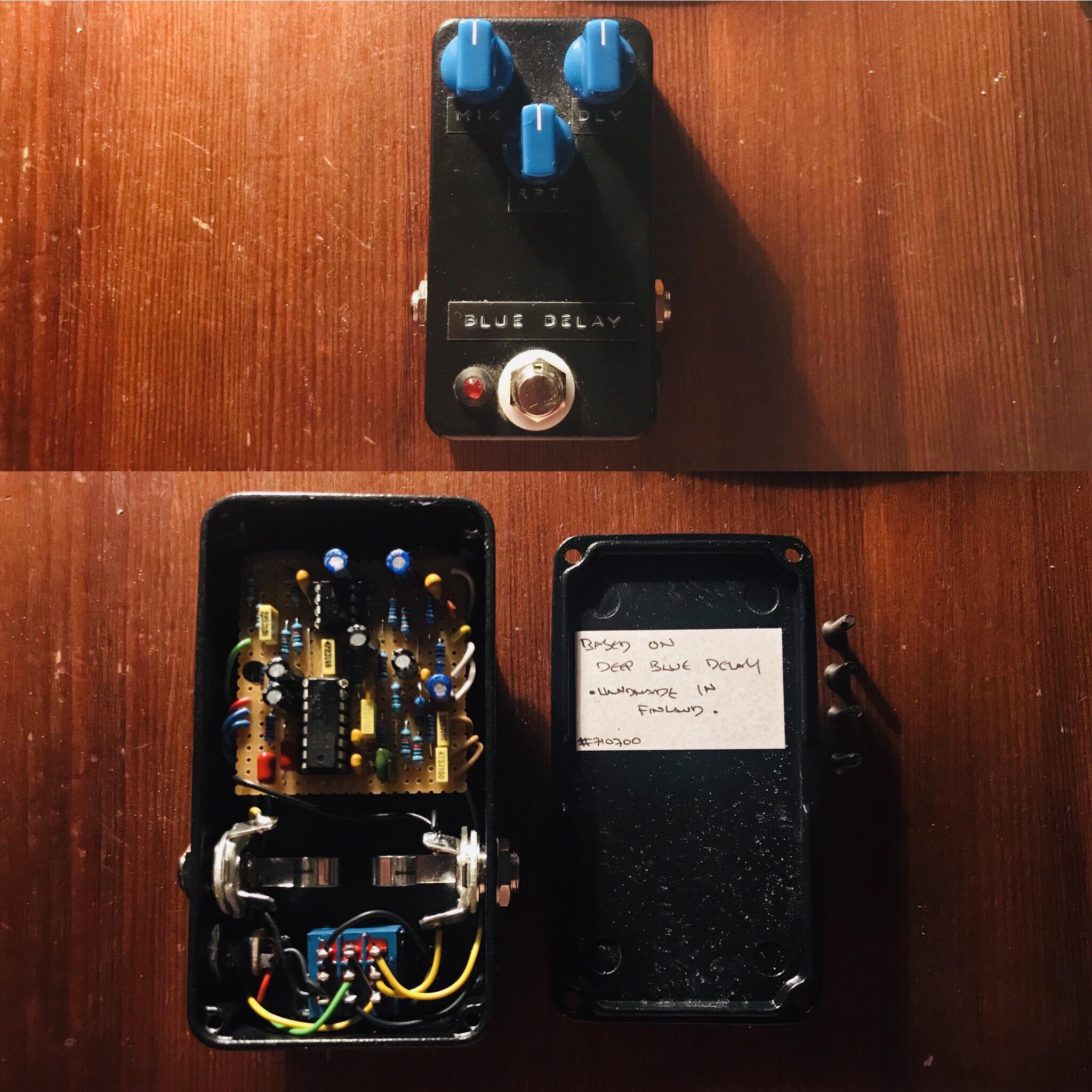NPD: Mad Professor Deep Blue Delay clone made by muusikoiden.net