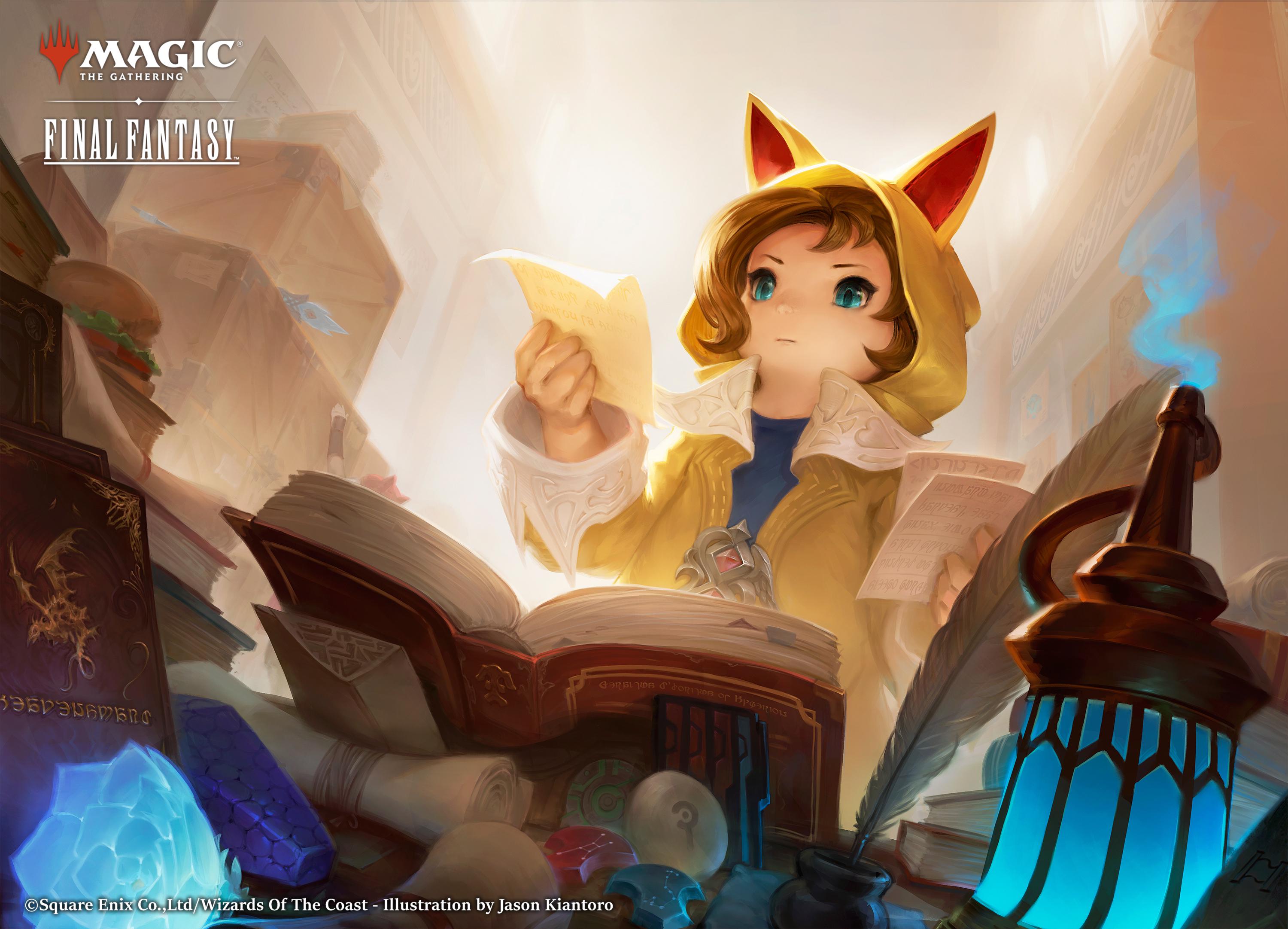 New full art of Krile from the MtG x FF collab, by Jason Kiantoro