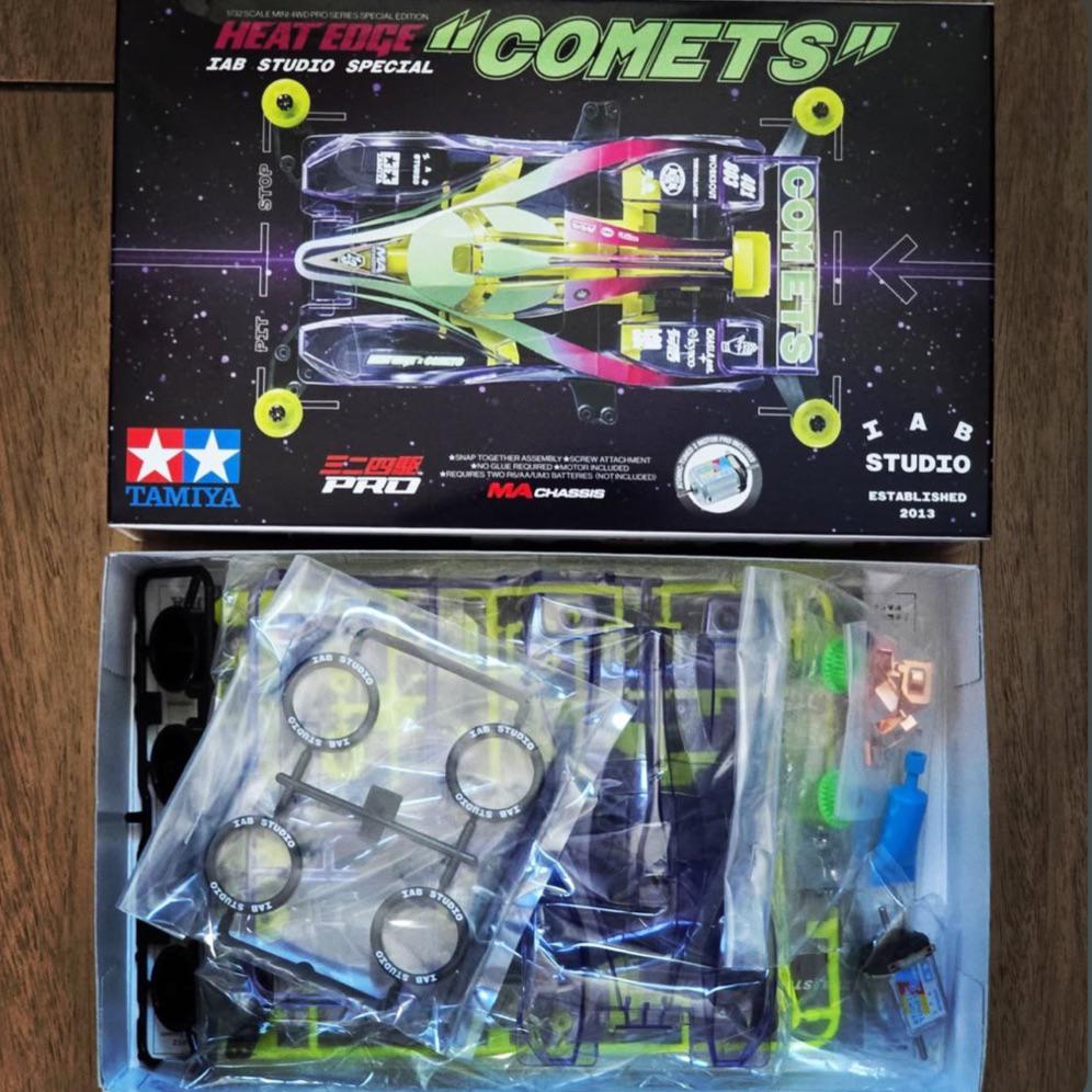 IAB Studio x Tamiya Korea Mini4WD “COMETS” Heat Edge Kit : r/mini4wd