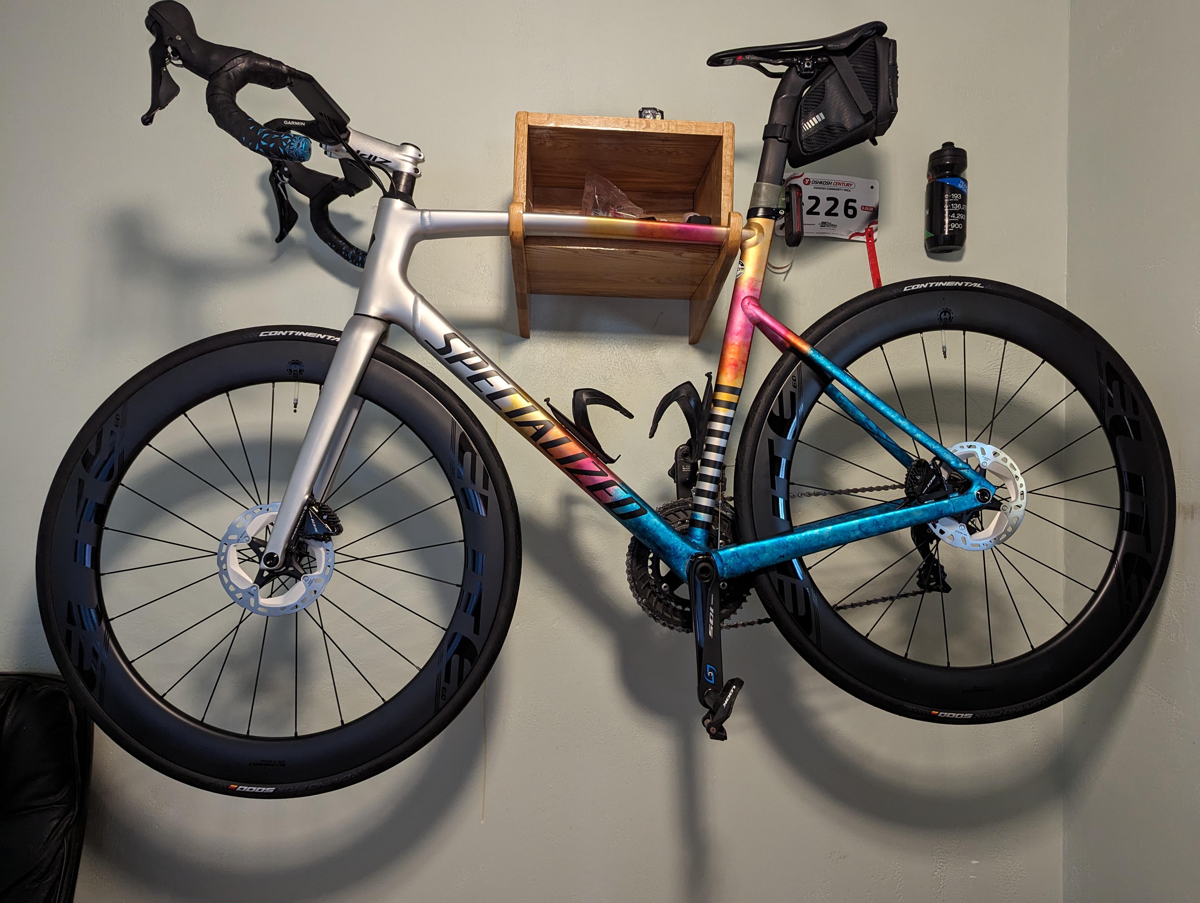 NWD) 60mmエリートホイールのカーボンホイールセットを手に入れたんだ