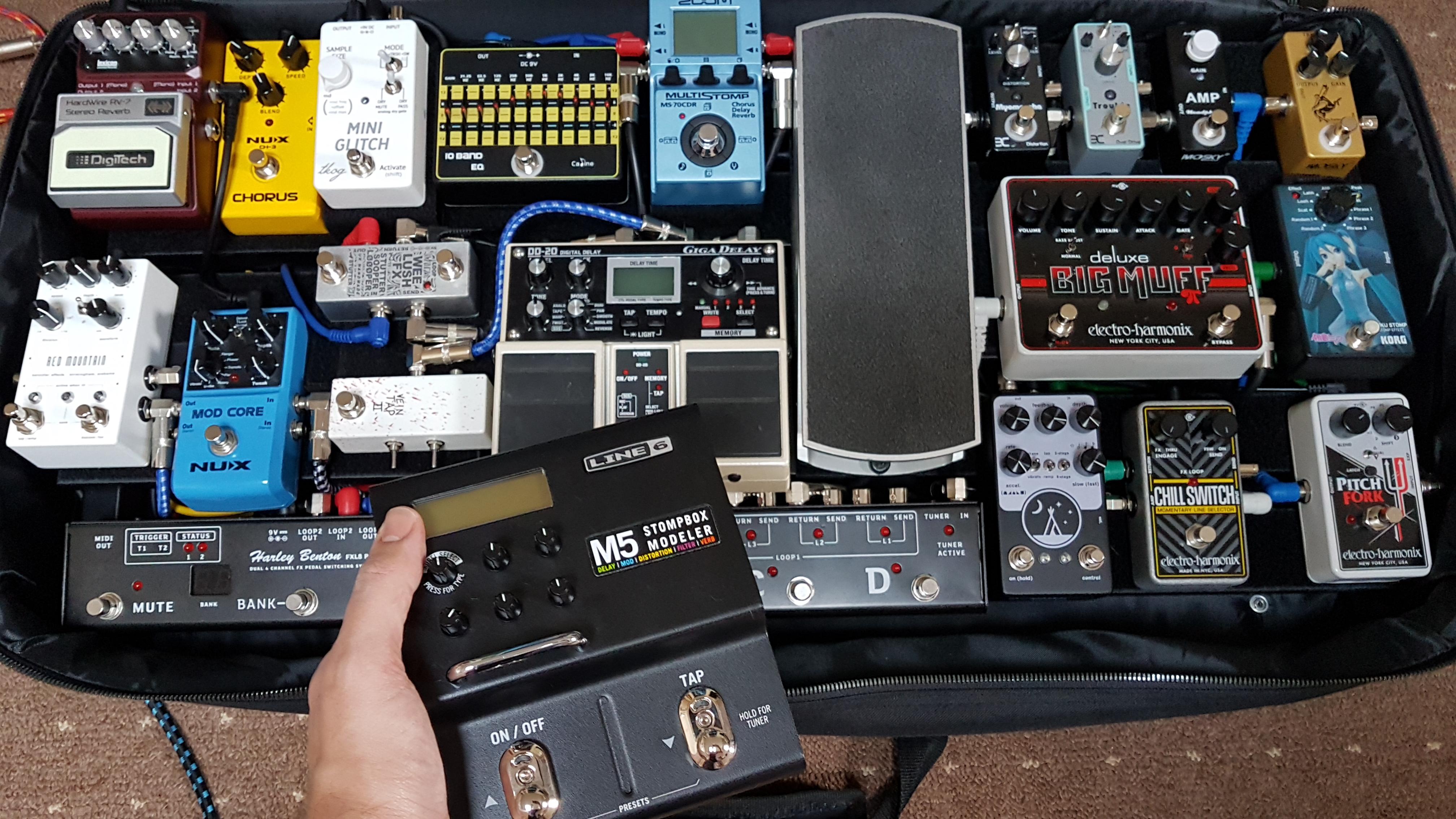 NPD - Line 6 M5. (Now where the hell am I going to put it